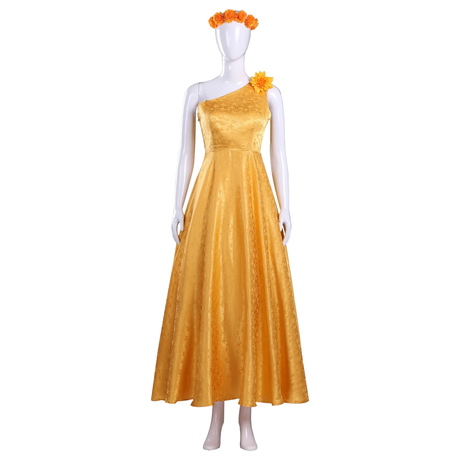 

Anime Zoo Judy Rabbit Cosplay Costume Yellow Dress With Hair Accessory Halloween Party Clothes Disguise Cartoon Roleplay Costume