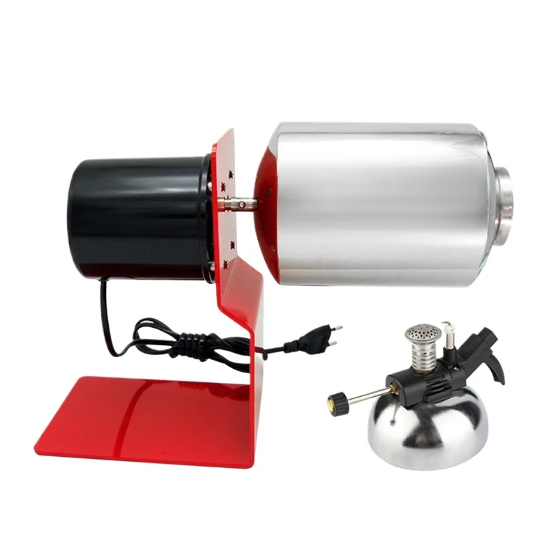 

Электрическая машина для обжарки кофейных зерен, из нержавеющей стали, для обжарки и сушки, машина для обжарки орехов, барабанного типа, с газовым нагревом.