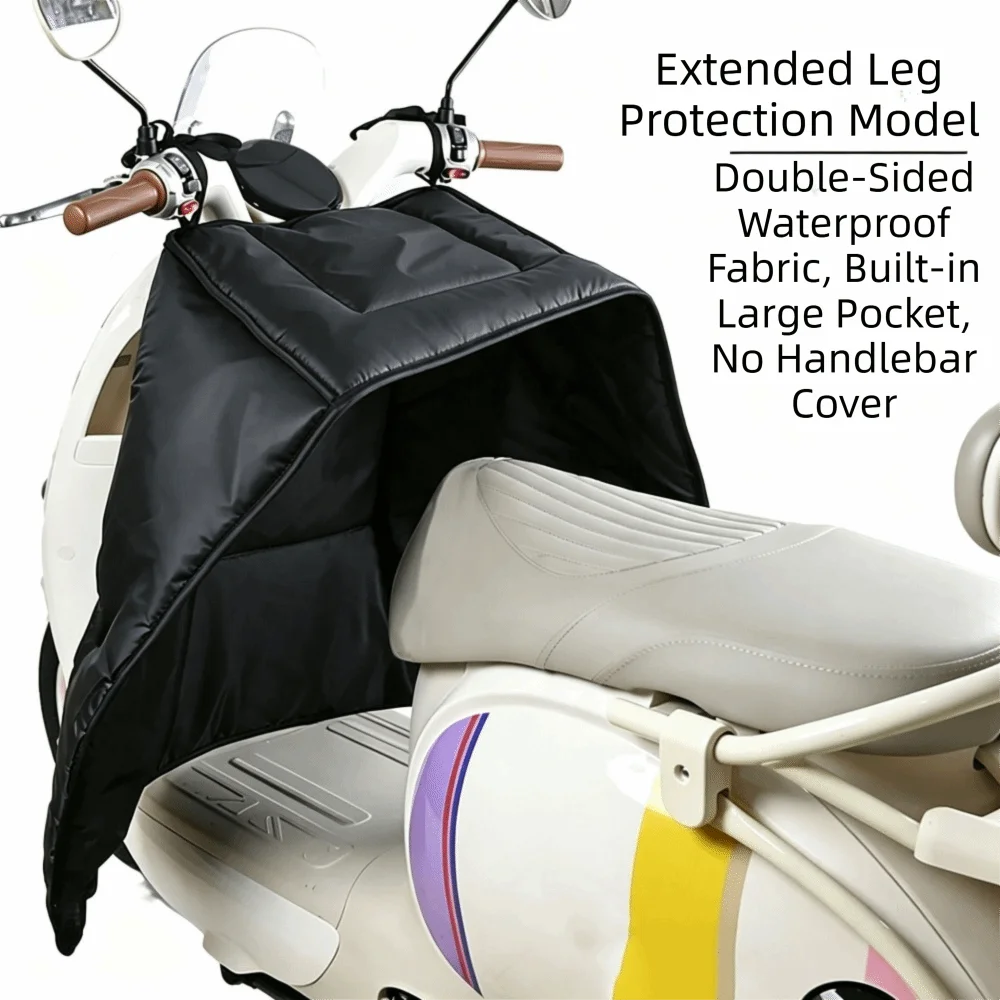 Split Style Motorcycle Windscreen Cover Easy To Storage Polyester Fiber Split Motorcycle Windproof Blanket