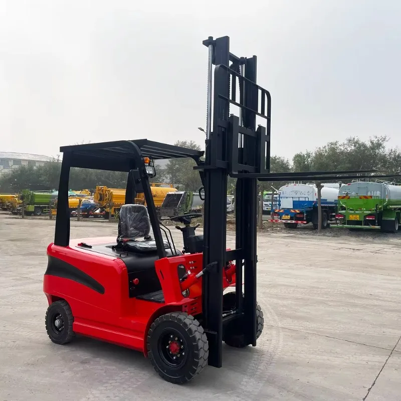 Customized New Energy Lithium Battery Electric Forklift Zero Pollution Turning Automatic Deceleration 3-5 Tons 3-9m Lifting Heig