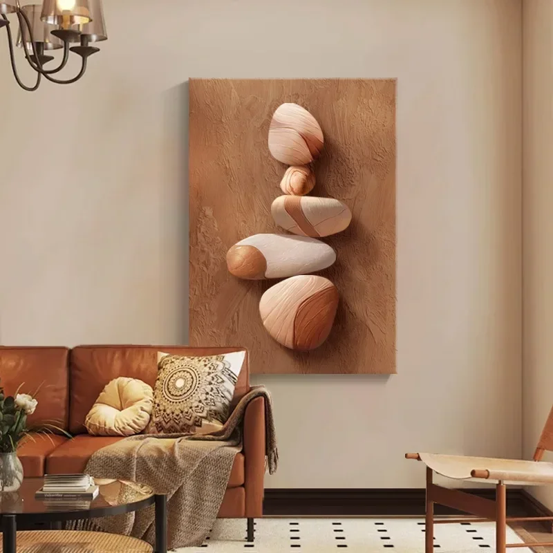 Stereoscopic luxury Large floor mural retro high-end hanging painting