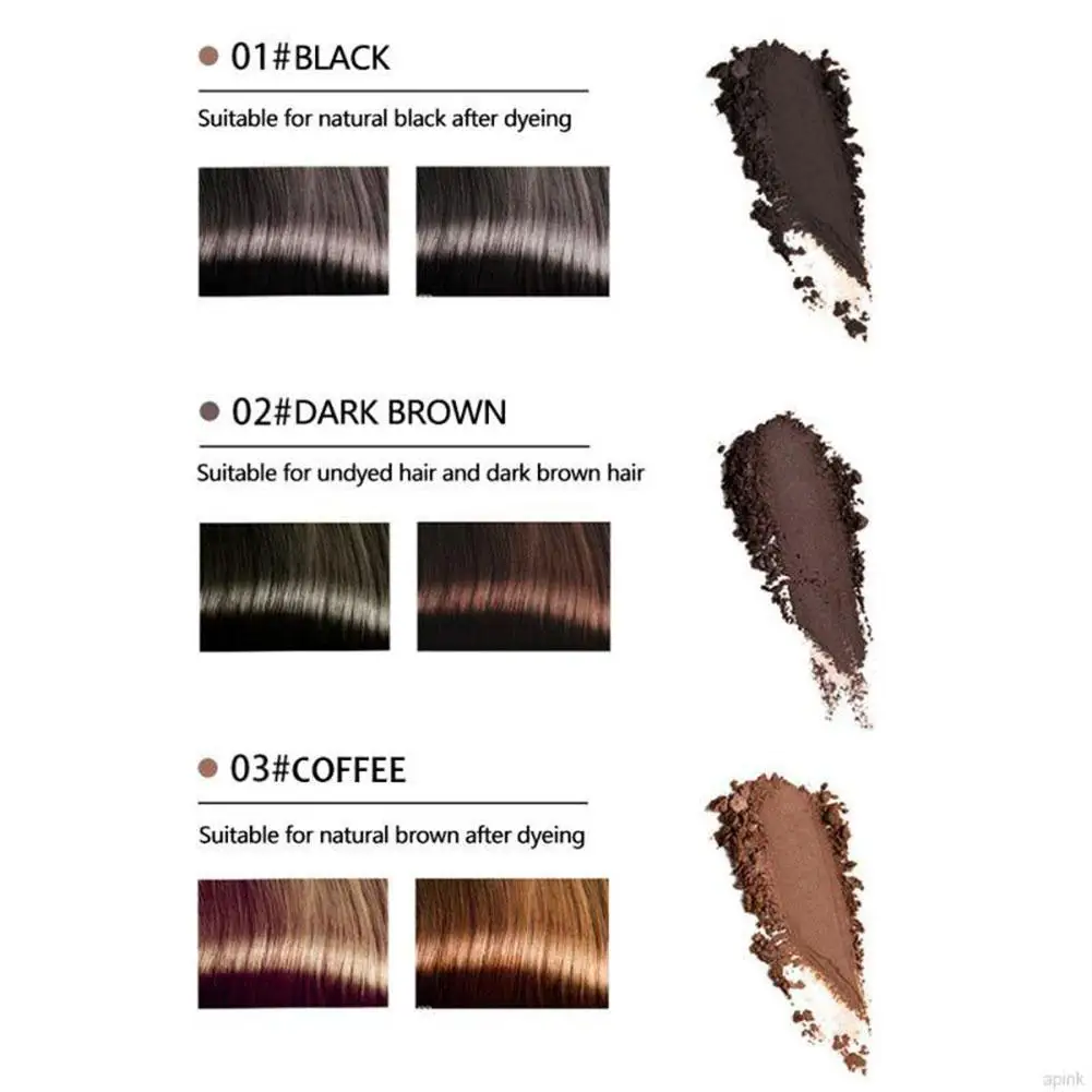 6 cores linha de cabelo em pó cobrir pintura reparação preenchimento na sombra do cabelo à prova dwaterproof água recarga lápis sobrancelha