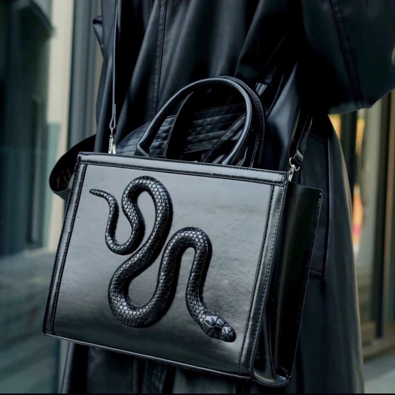 

Original Designer Genuine Leather Crossbody Shoulder Hand-held Snake Bags for Women Bolso Marca Lujo