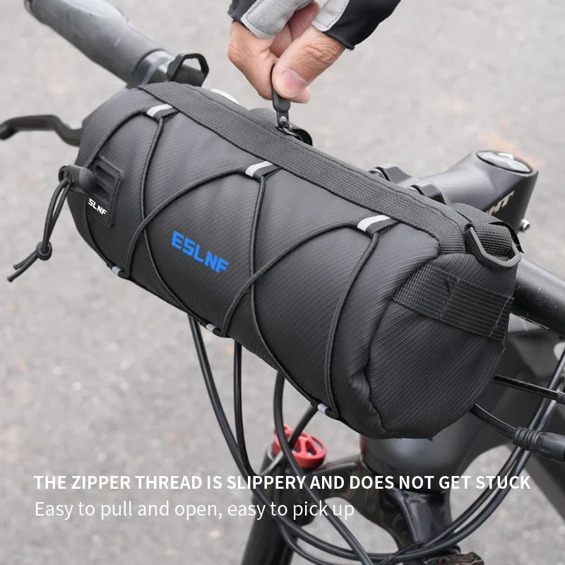 

ESLNF Portable Outdoor Cycling Bike Front HandleBar Bag Waterproof Bicycle Handlebar Bag Multifunction Shoulder Bag Backpack