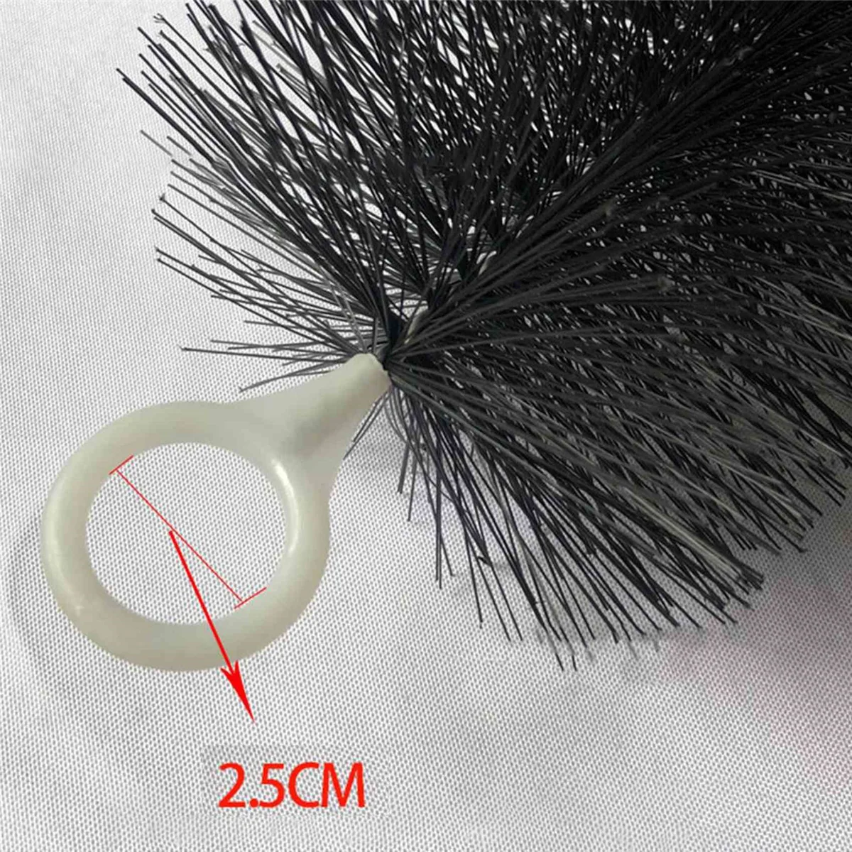 AA91 10PCS Edelstahl Kern Pinsel Aquarium Filter Aquarium Saubere Werkzeuge Pinsel Teich Biochemische Filter Pinsel Filter