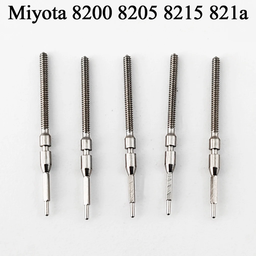 8200 Metal Watch Winding Stem Replacement Stainless Steel For Miyota 8200 8205 8215 821A  Automatic Movement Repair Tool Parts