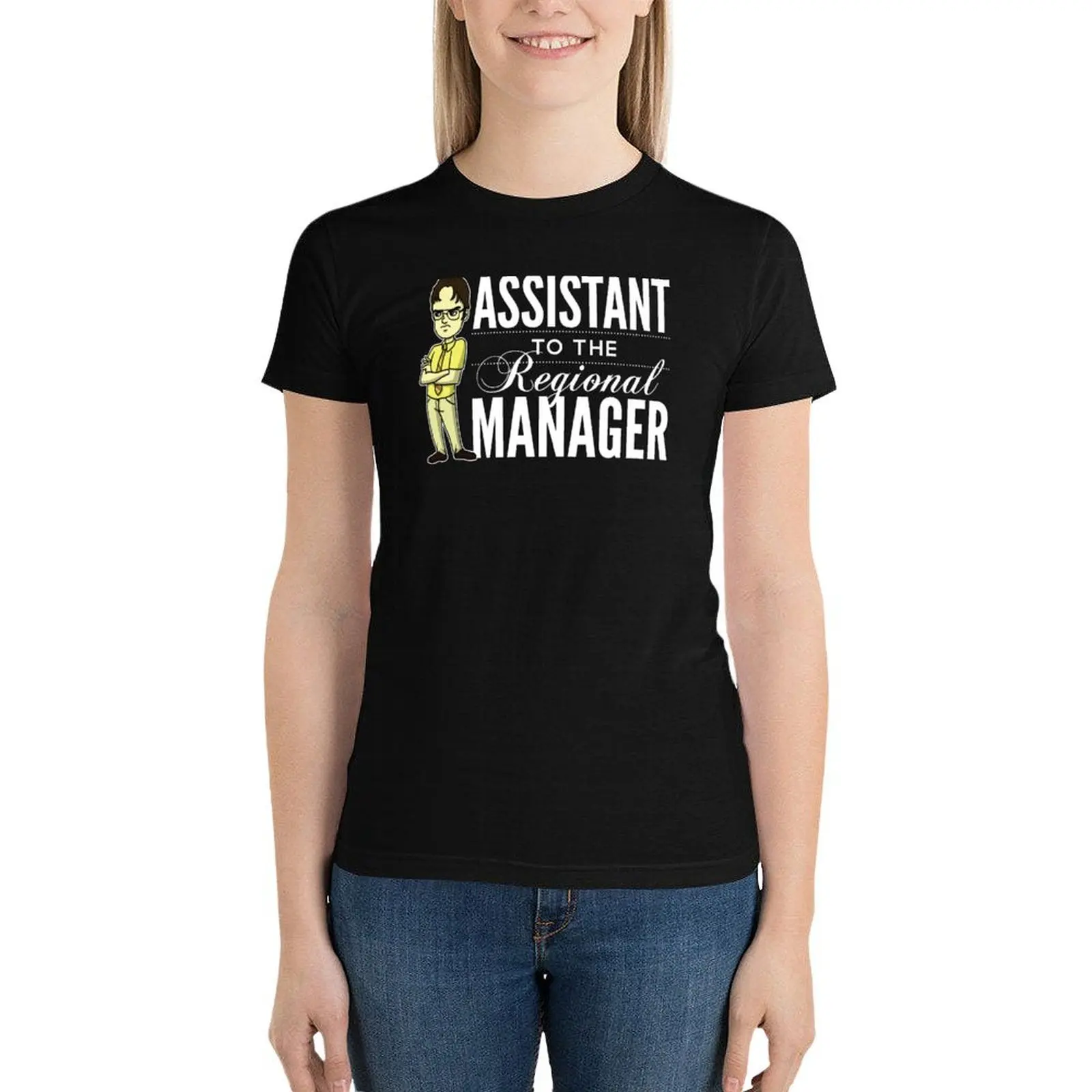 Assistant TO THE Regional Manager (Variant) T-Shirt tees kawaii clothes anime clothes white t shirts for Women