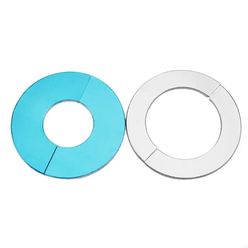 Wall Split Flange Stainless Steel Round Escutcheon Plate Water Pipe Wall Covers fit for Kitchen Faucets Sinks Toilets