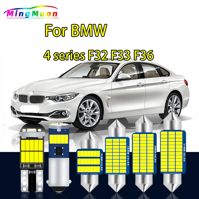 

6Pcs LED Interior Trunk Roof Map Light Bulb Kit For BMW 4 series F32 F33 F36 425 428 430 435 440 Coupe 2014 2015 2016 2017 2018