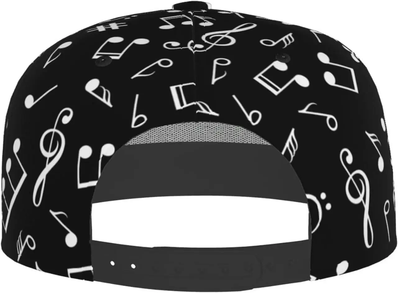 Music Note Piano Baseball Hat Caps Sun Protection Hat Outdoor Trucker Hat Adjustable Size for Women Men