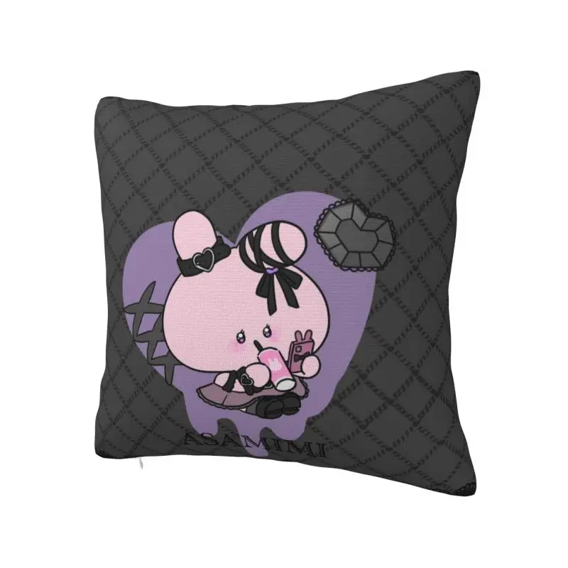 Custom Cartoon A-Asamimichaans Cute Square Pillow Case Home Decorative 3D Two Side Printed Cushion Cover for Sofa
