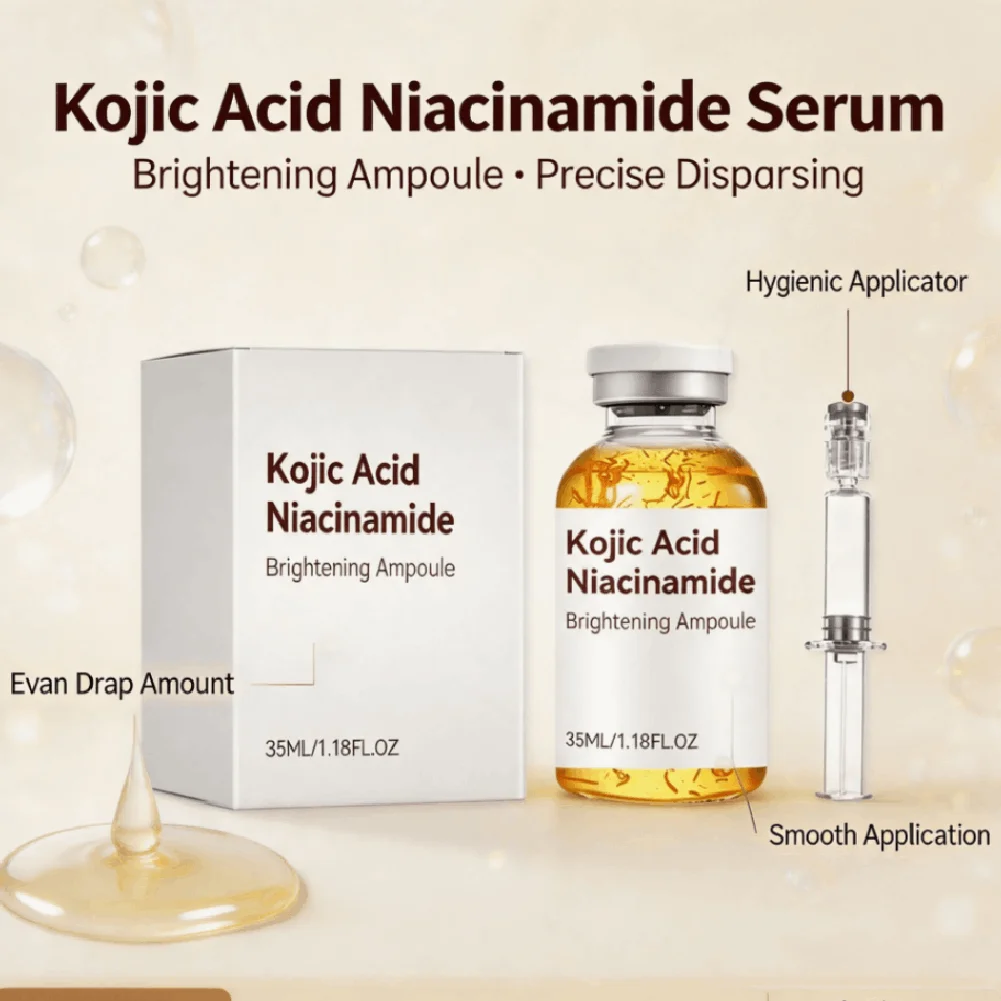 Kojic Acid & Niacinamide Concentrated Ampoule Fade Blemishes Improve Dull Yellow Skin Deep Moisturizing Repair Skin Care