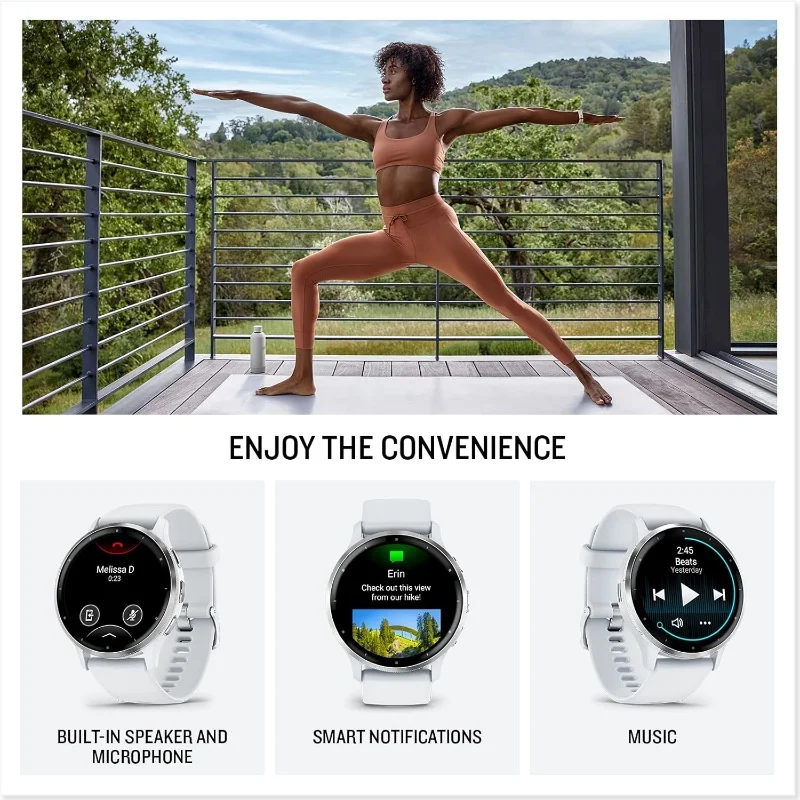 100% العلامة التجارية الجديدة Garmin Venu 3/Venu 3S Smartwatch AMOLED شاشة تعمل باللمس مدرب النوم وظيفة الصوت المتقدمة للصحة واللياقة البدنية