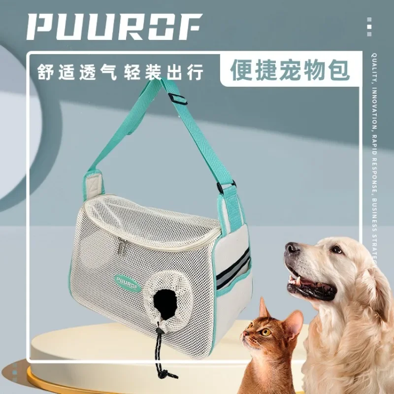 

Portable Dog Cat Carrier Bag Pet Puppy Travel Bags Breathable Mesh Small Dog Cat Dogs Outdoor Tent Carrier Outgoing Pets Handbag