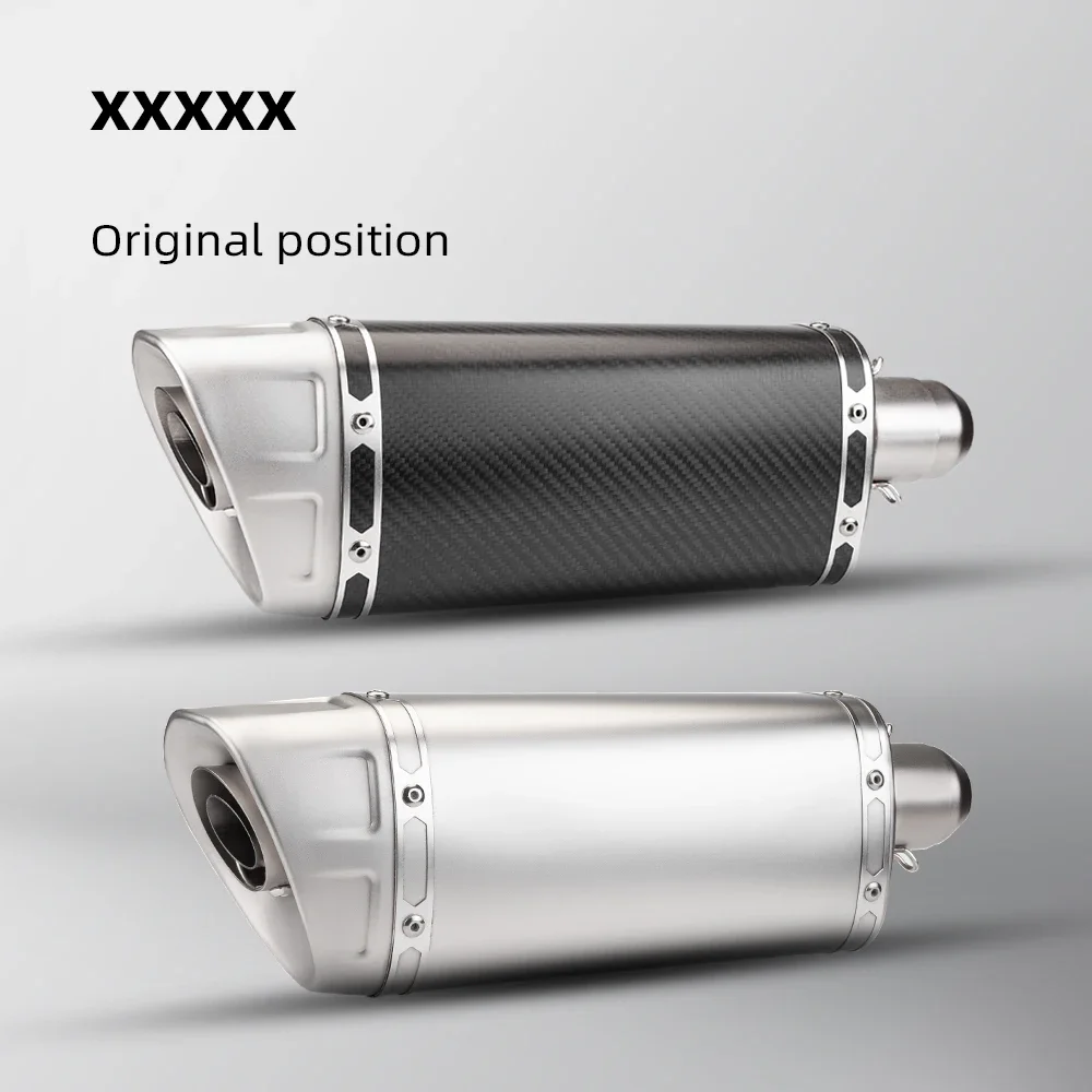 Racing Motorcycle,Universal Motorcycle Exhaust Muffler Tube, MT07, MT09, z900, z400, ninja400, gsx250, gsx750, 51 millimeters