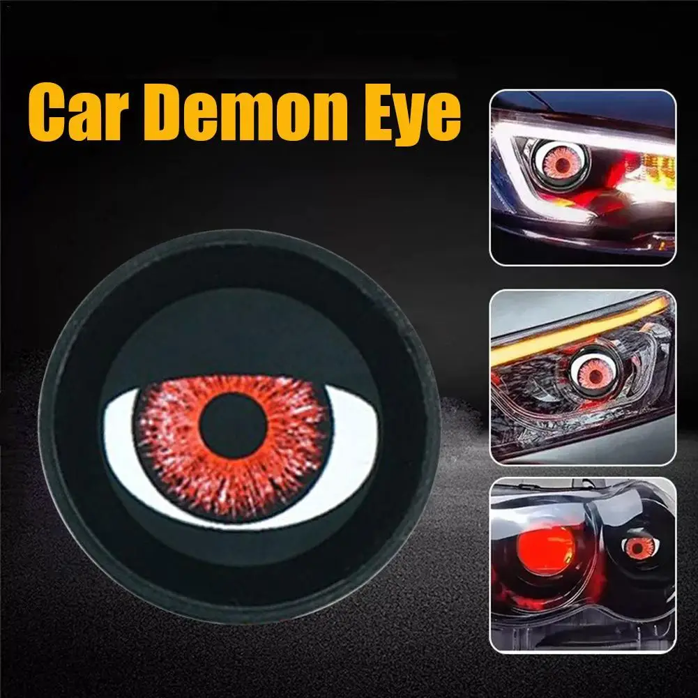 New Dynamic LED Car Headlights Devil Eye LED Eye Light Headlight Assembly Modified Eagle Eye Light Cars Accessories