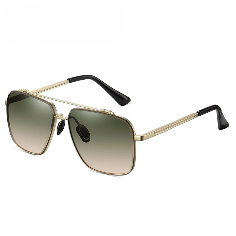 Новые модные поляризационные солнцезащитные очки с градиентом для путешествий на открытом воздухе, легкие вождения, защита от ультрафиолета, роскошные винтажные очки