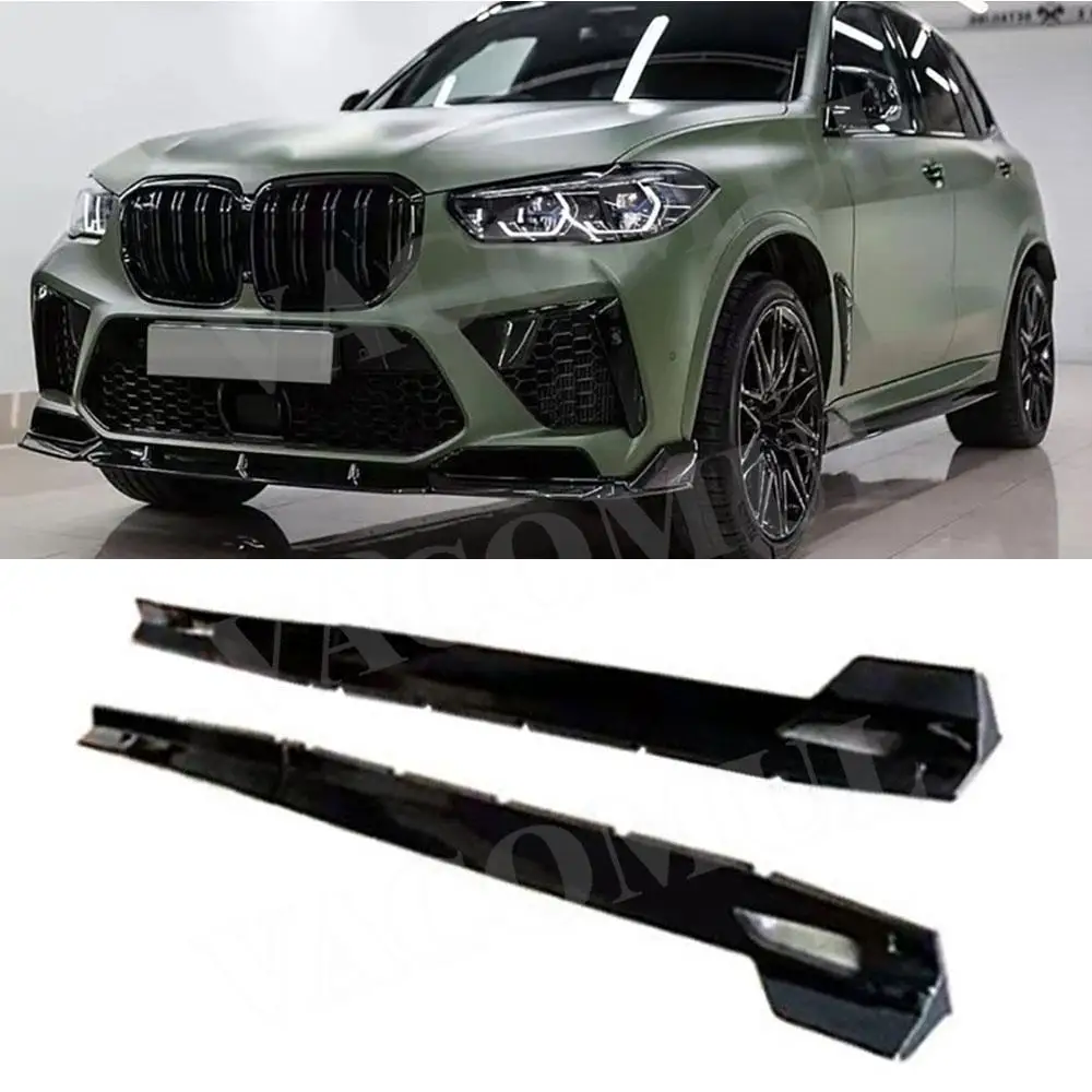 

VACOMUL ABS Gloss Black for BMW F95 X5M 2019+ Side Skirts Extension Body Panel Lip Splitter Winglet Carbon Look Side Skirts