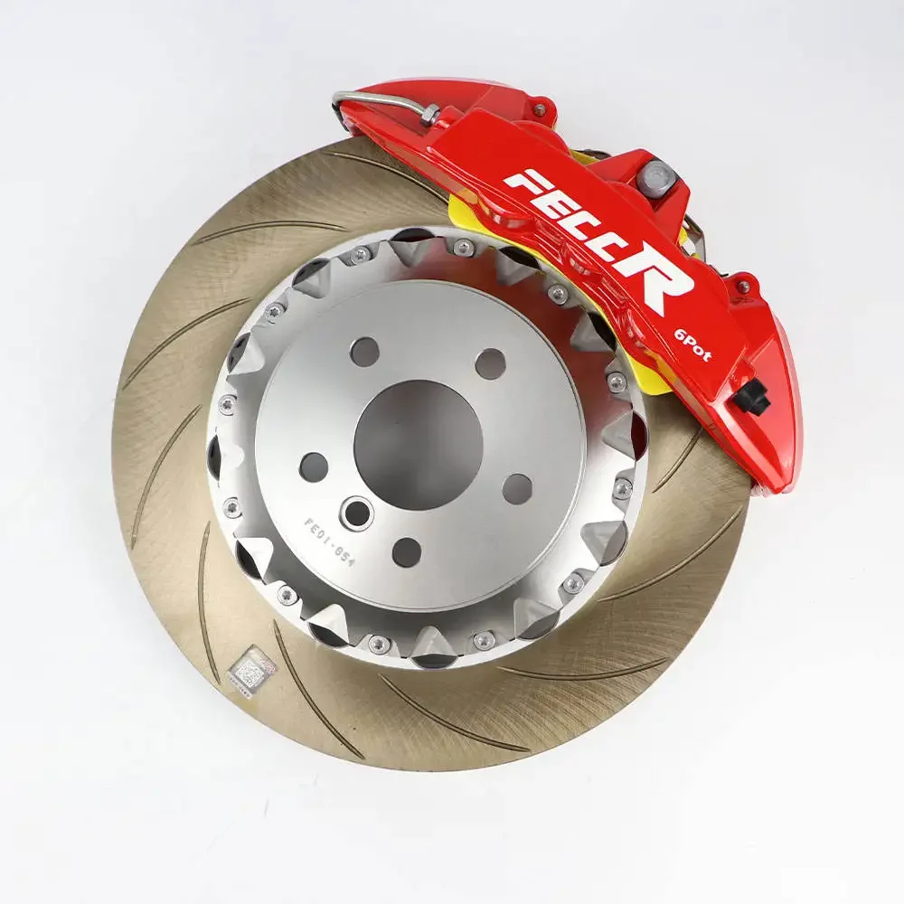 Front Caliper Kit 6 Piston Caliper Brake With 355x32 MM Rotor For Infiniti Q50/Q50/FX35/G25/G37