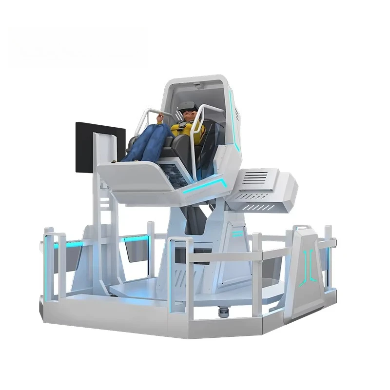 Renixsim 720° Degree 4K Vr 720 Roller Coaster Flight Chair Arcade Center 9D Game Machine Vr 720 Simulator