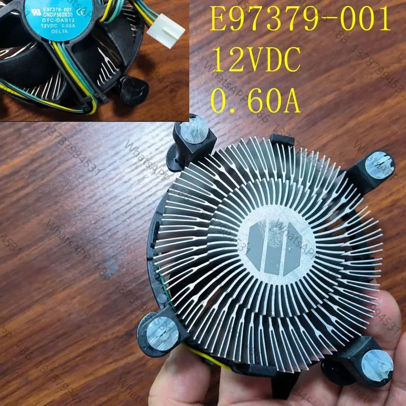 Suitable for CPU fan cooler motor E97379-001 12VDC 0.60A