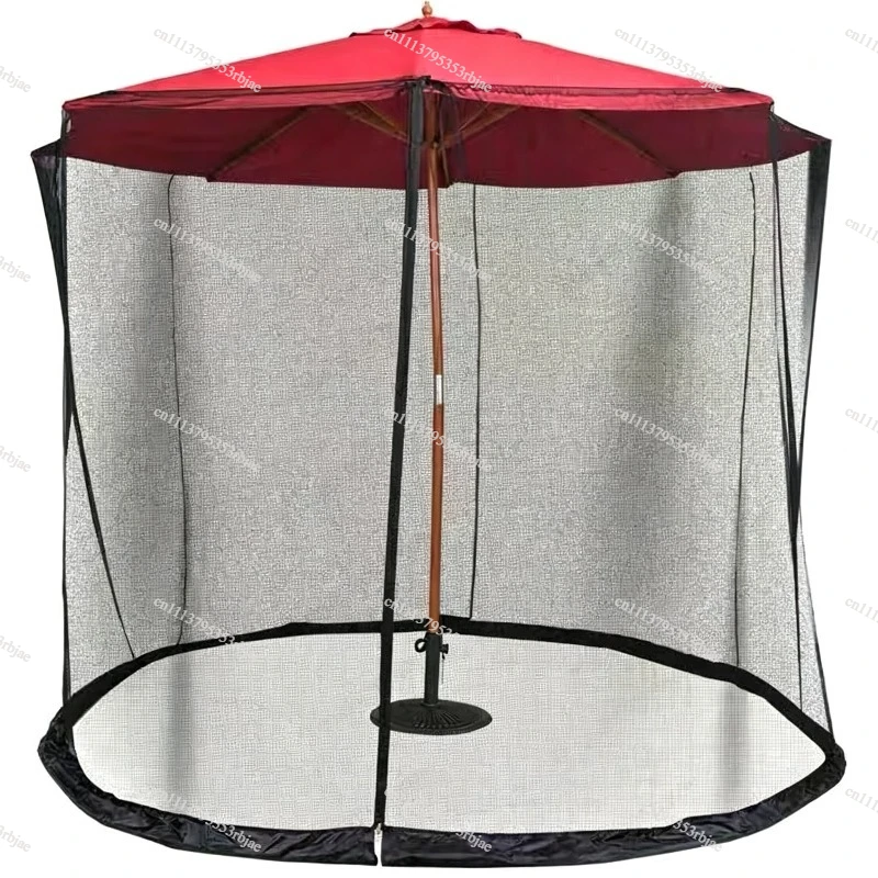 Outdoor mosquito net Parasol Mosquito  Garden Roman umbrella Mosquito net Anti-mosquito Sun umbrella Mesh cover