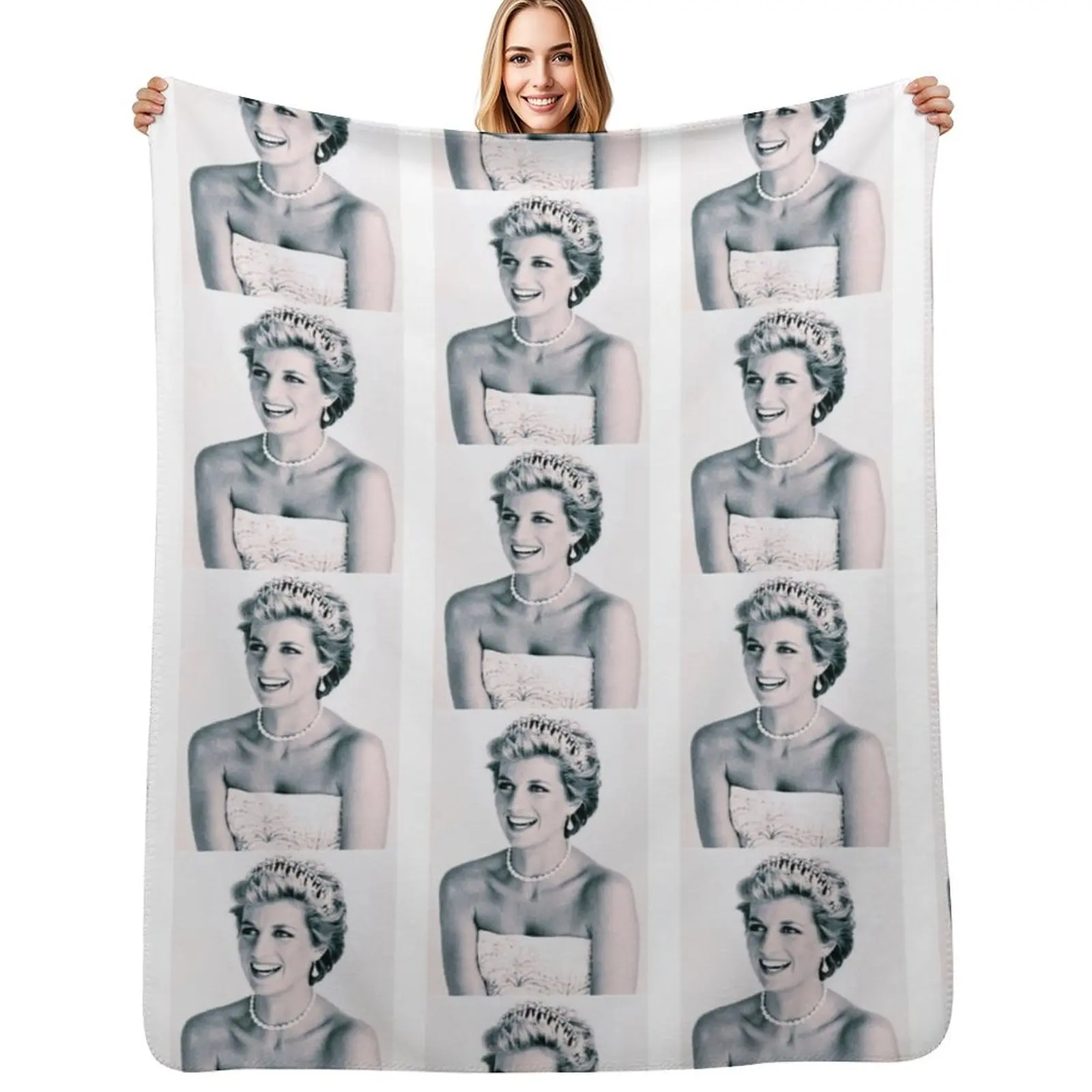 Princess Diana Throw Blanket Fuzzy Plush Throw Blanket for Sofa Chair