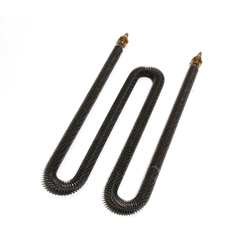 Finne أنبوبي عنصر التدفئة 201SS/304SS المبرد 220V 1500W 2000W 2500W 3000W 3500W فرن التجفيف الكهربائية الحرارة أنبوب ضياء. 12 مللي متر