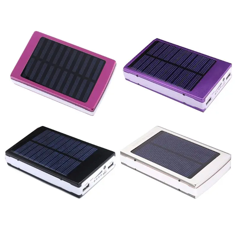 18650 Solar Power Bank for CASE DIY Box Dual USB Kit Power Supply for Mobile Phones Mp3 Multiple for PROTECTION Plug and