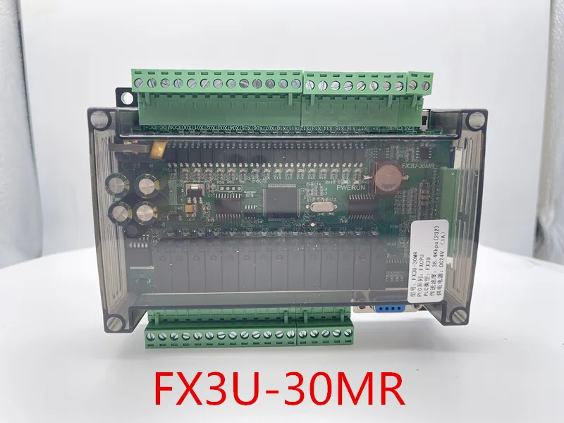 Simple programmable controller fx3u-30mr supporting RS232 / RS485 communication for domestic PLC industrial control board