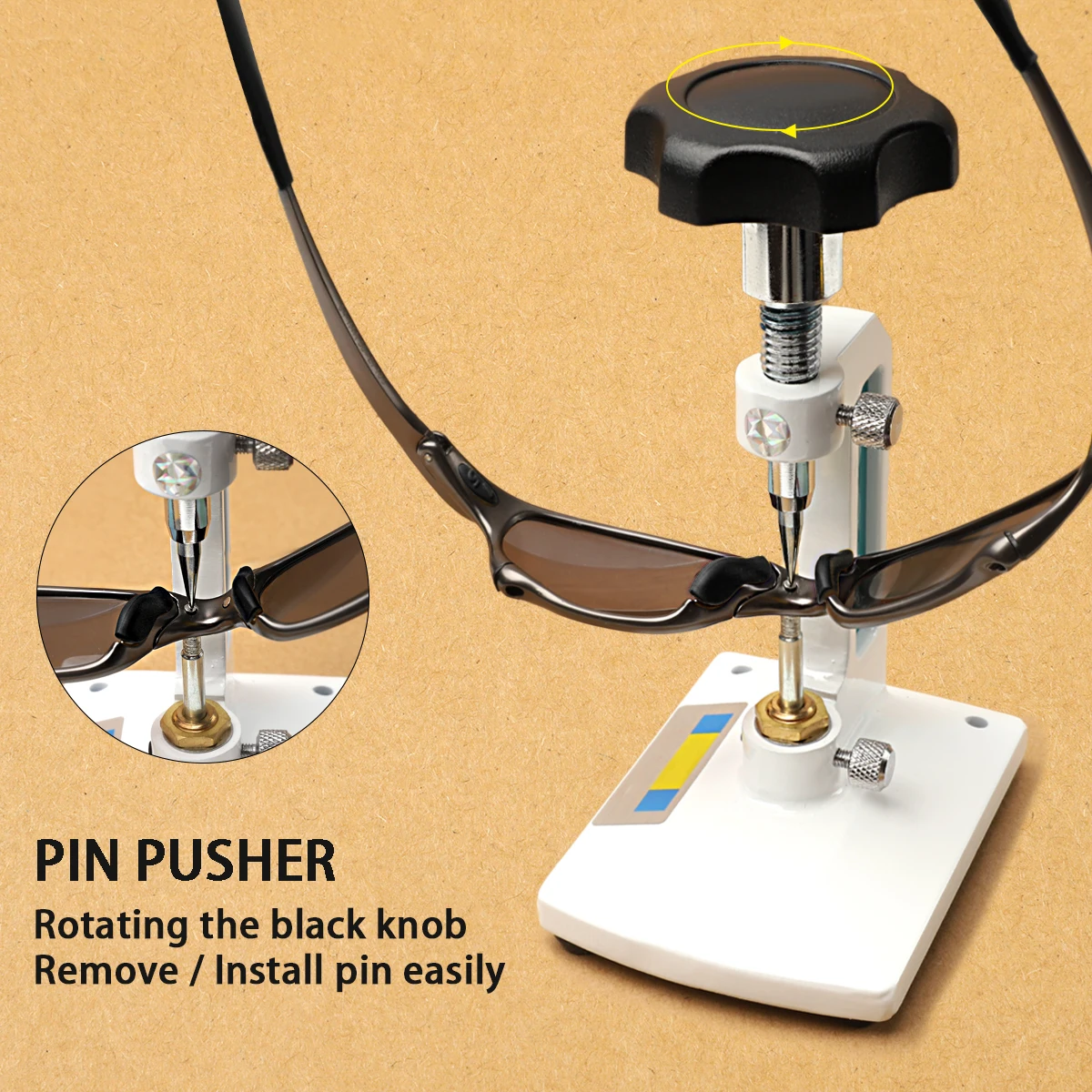 

Screw Pin Pusher Repair Tool for Oakley X Squared/Juliet/Romeo 2/Mars/X Metal XX/X Metal Penny Metal Frame Coupler Changing