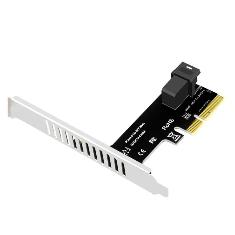 LX0B PCIE to SF8643 Expansion Card Single Port Riser Card for Pci-Express WX4 X16 Computer Driver Conversion