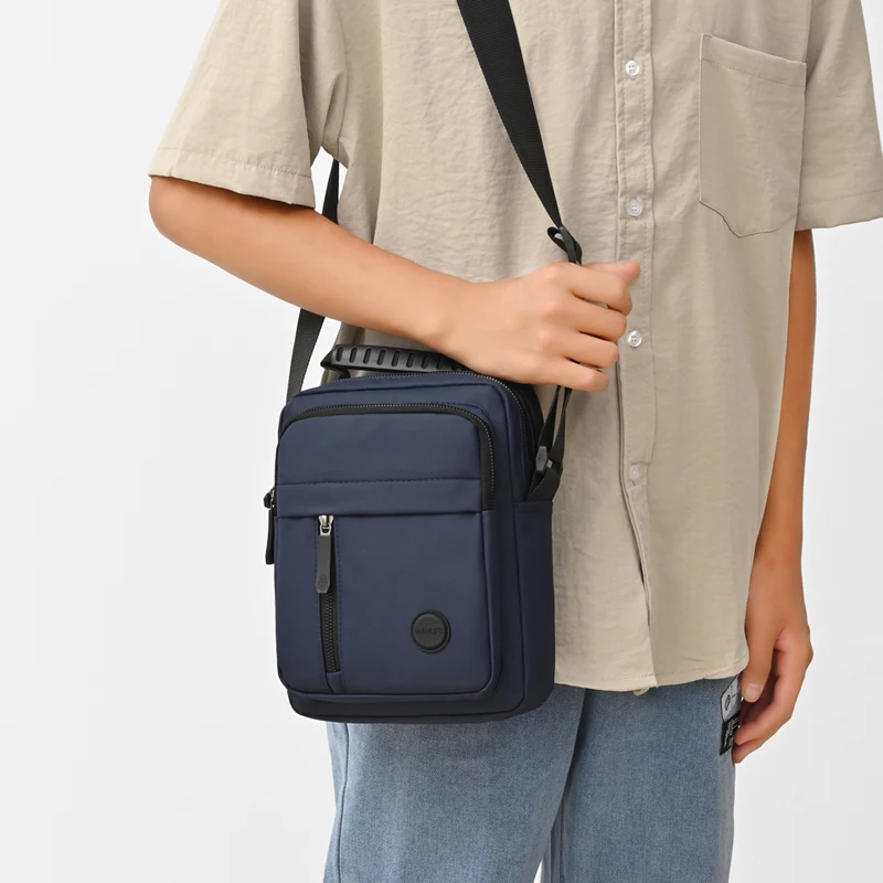 Business-Umhängetasche für Herren – Fortschrittliches Design mit mehreren Fächern, Schultertasche für Büro und Freizeit – Detail 1