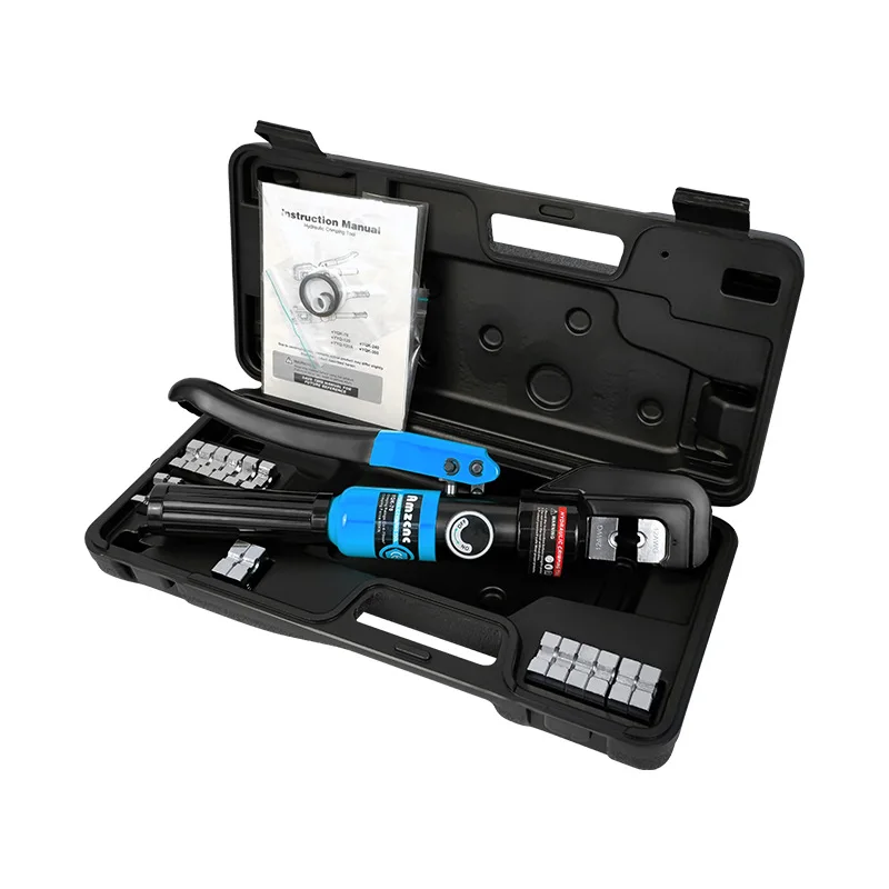 8T Manually Hydraulic Crimper Crimping Tool Wire Cable Terminal Crimper Crimping Set Manual Integral Hydraulic Crimping Pliers