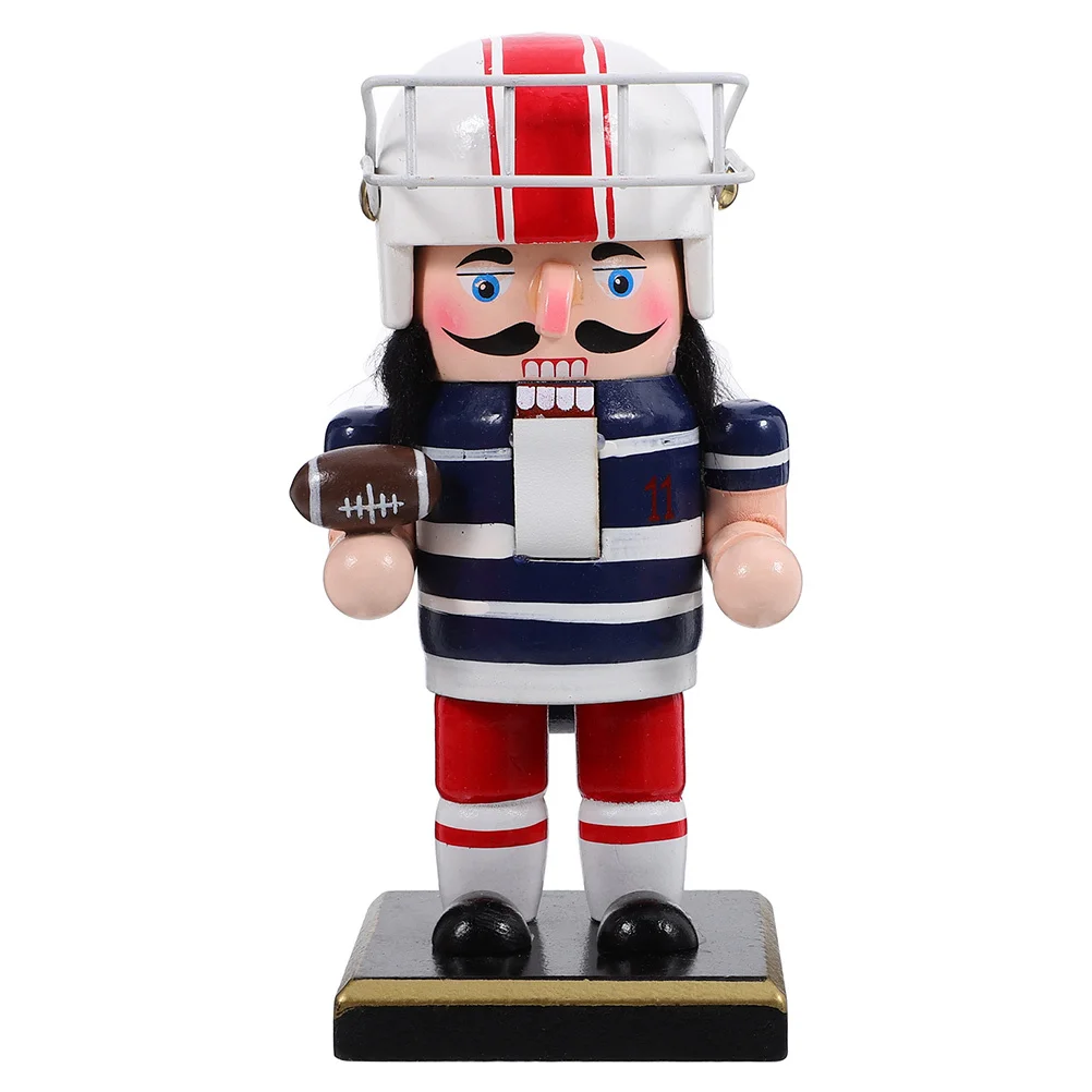 

Nutcracker Unique Sports Theme Desktop Decor For Holiday Christmas Party Table Holiday Shelves Decorations Centerpiece