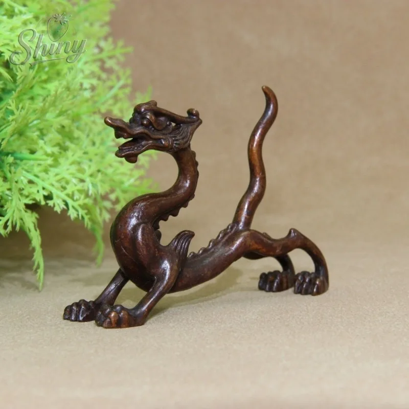 

Antique Collection Bronze Wares Green Dragon To Protect The House Standing Dragon Antique Living Room Home Feng Shui Ornaments