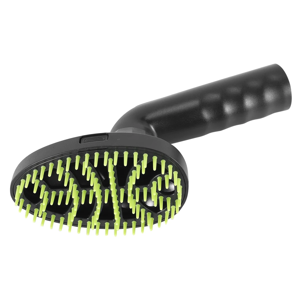 فرشاة تهذيب الحيوانات الأليفة، فرشاة فضفاضة لشعر الجرو والقطط والكلاب والفراء، فوهة تنظيف باللون الأسود + الأخضر #3
