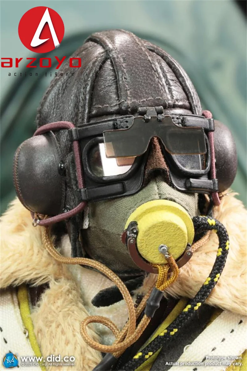DID K80187 Figurka Akcji Męska 12'' Skala 1/6 Brytyjski Pilot Dowódca Eskadry Tom, Model Żołnierza do Kolekcji