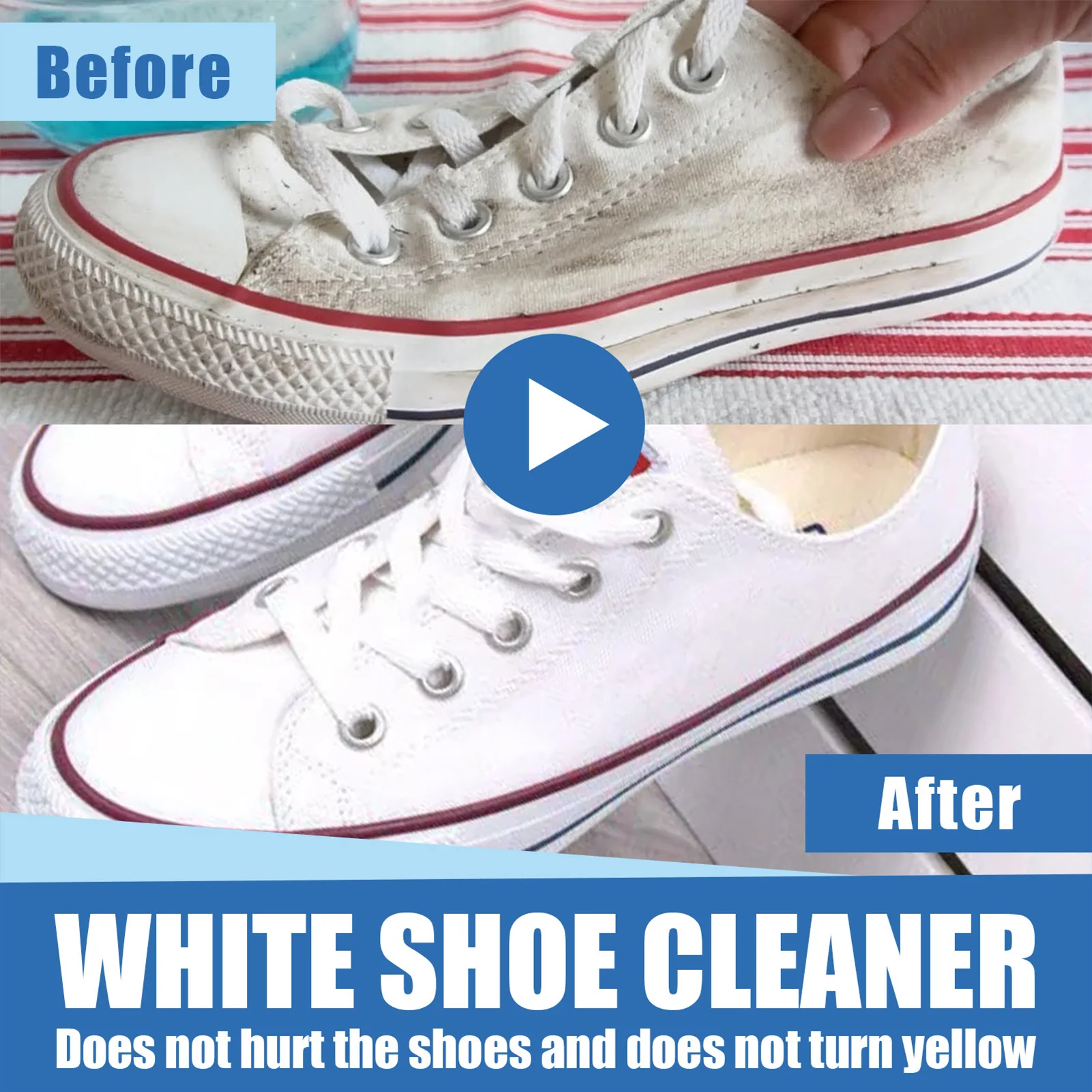 Household White Shoe Cleaning Cream Sneaker Stain Cleaning Foam Cleaner Shoes Whitening Cleansing Tool With Sponge