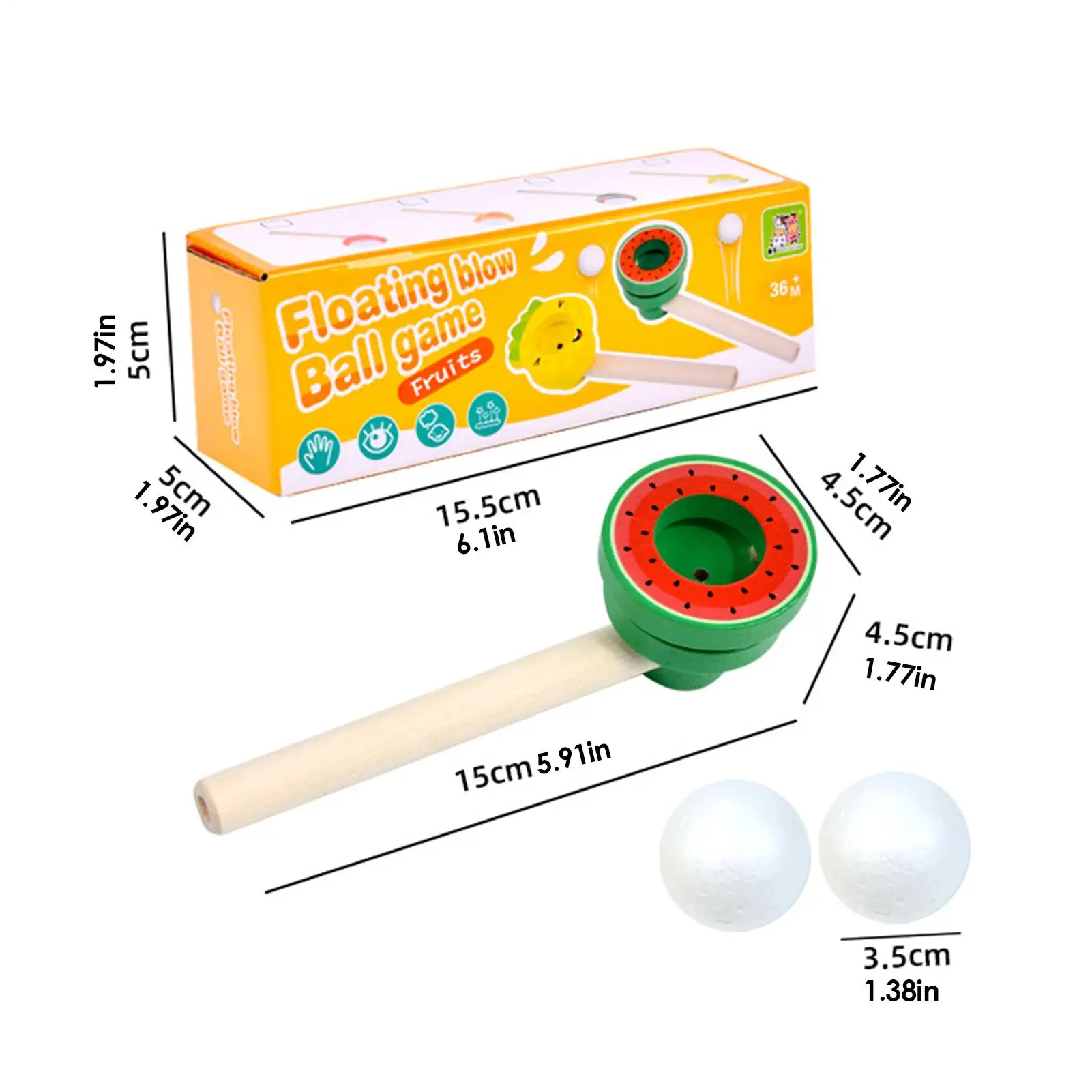 Suspended Blowing Ball Balance Floating Balls Blowing Toys Ergonomic Fun Cognitive Development Kids Party Supplies For Childrens