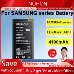 NOHON Battery For Samsung Galaxy S20 Ultra S10E S9 S8 Plus Note 8 10 Plus S10 Plus S21 FE S7 Edge S6 S7e S6e A50 Battery Tool
