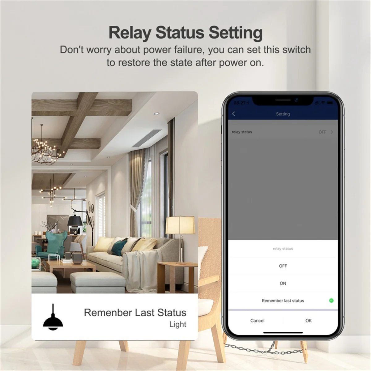 

Умный переключатель HIWS WIFI, 30 А, приложение высокой мощности, розетка для дистанционной домашней автоматизации, голосовые лампы и фонари, умный дом