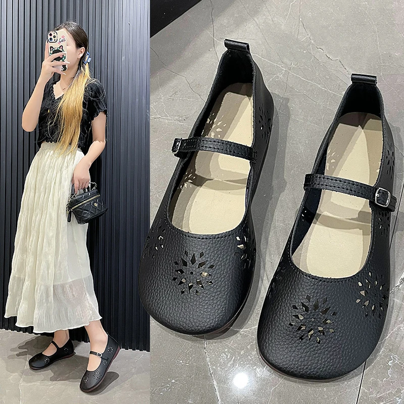 Newest Fashion Comfort Summer Women Shoes Moccasins Women Flats Loafers Leather Female Shoes Women's Shoes Zapatos Mujer