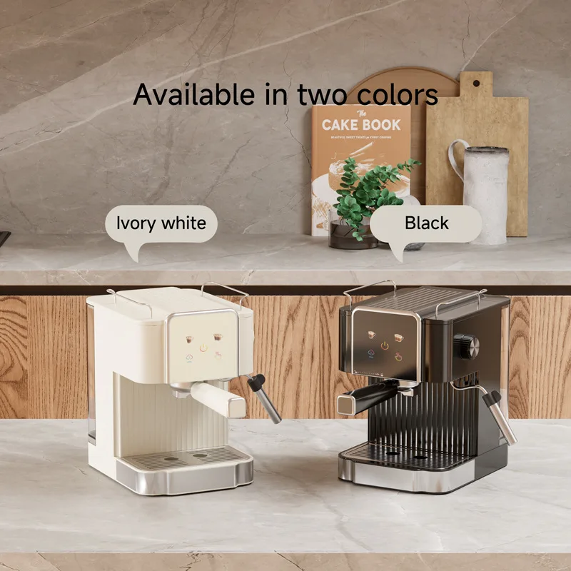 Italian coffee machine, fully semi-automatic high pressure extraction steam milk foam