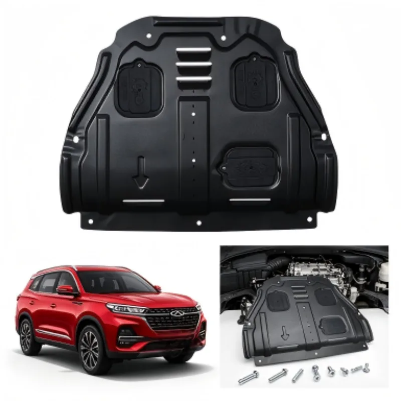 Engine Splash Shield Durable Underbody Skid Plate and Chassis Protection for 2023-2024 Chery Tiggo 9 2.0T