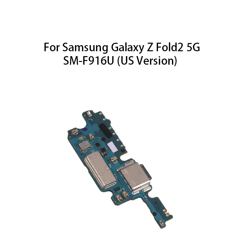 Charging Flex For Samsung Galaxy With Fold2 5G SM-F916U (US Version) USB Charge Port Jack Dock Connector Charging Board