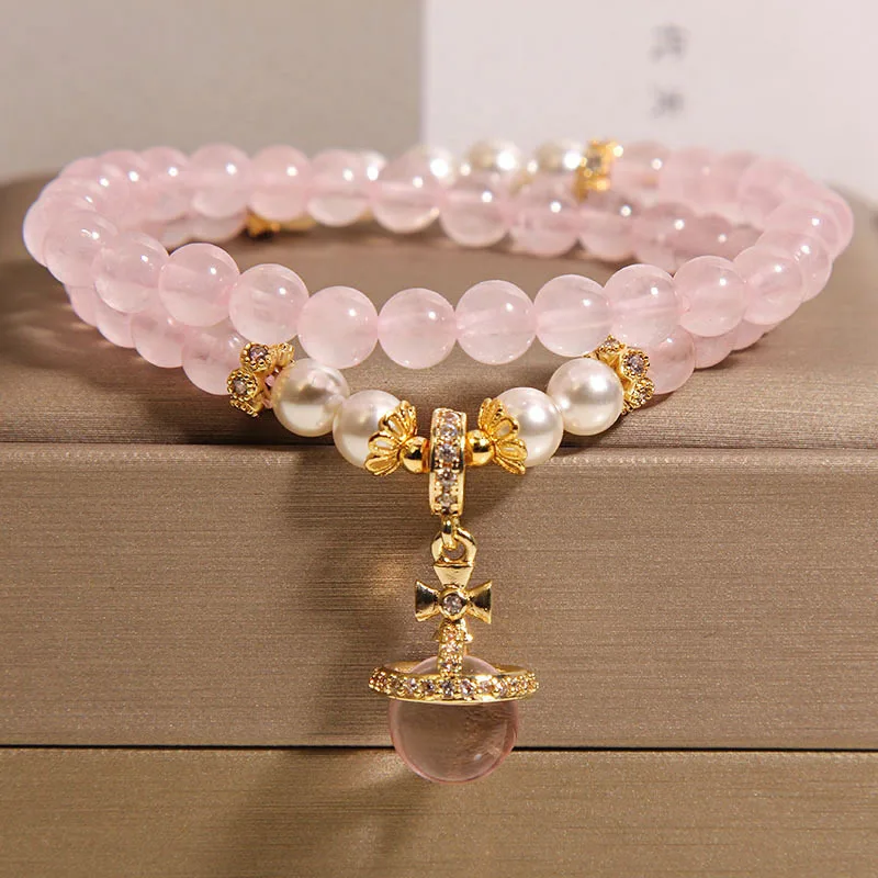 

Natural powder crystal bracelet