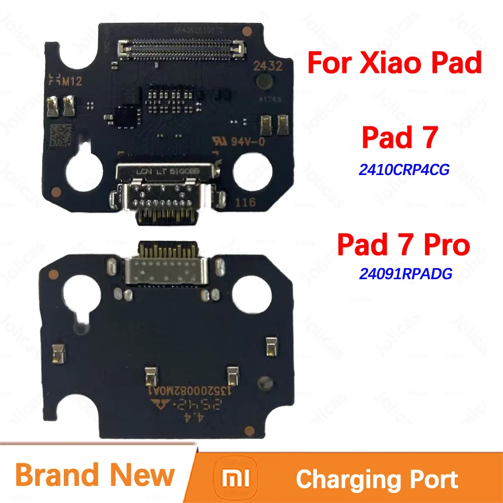 100% العلامة التجارية الجديدة الأصلي ميناء الشحن ل Xiaomi الوسادة 7 برو سريع سريع شاحن يو اس بي حوض مجلس ربط Mi Pad 7 2410CRP4CG 24091RP