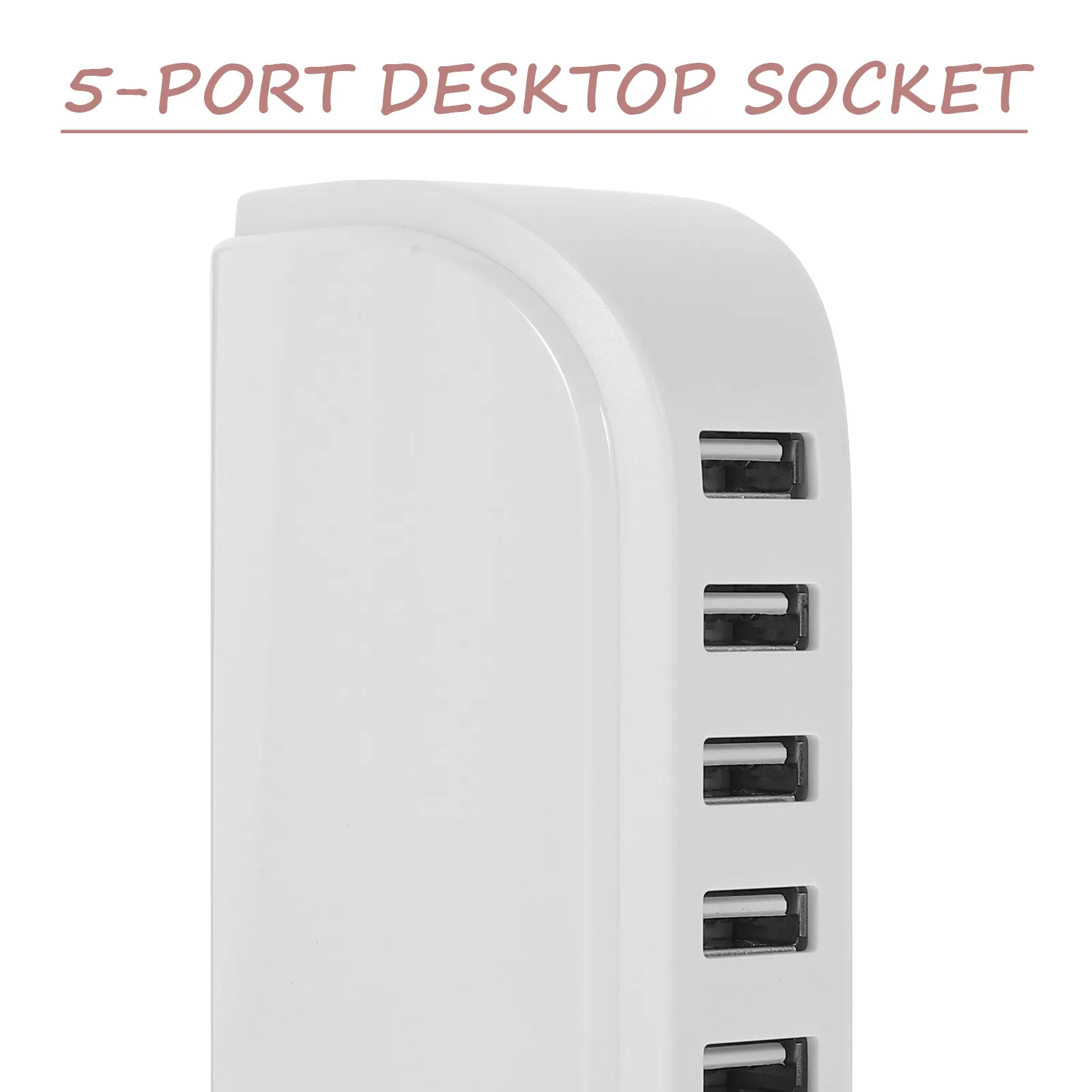 6 Port USB Charging Station 5V 4A Desktop Power Adapter Hub Universal Multi Device Charger UK Plug