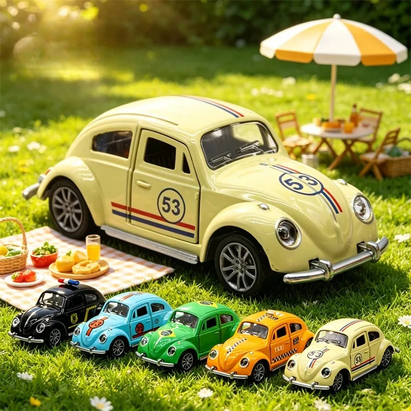 

1:36 Alloy Car Diecasts Metal Classic Toy Model with Pull Back Function Vehicles for Child Gift